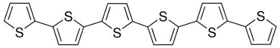 图片 α-六噻吩，α-Sexithiophene [6T]