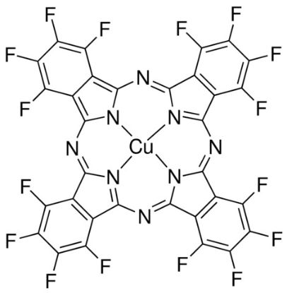 图片 全氟酞菁铜，Copper(II) 1,2,3,4,8,9,10,11,15,16,17,18,22, 23,24,25-hexadecafluoro-29H,31H-phthalocyanine [F16CuPc]；Dye content 80 %