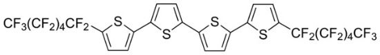 图片 5,5'''-双(十三氟己基)-2,2':5',2'':5'',2'''-四噻吩，5,5′′′-Bis(tridecafluorohexyl)-2,2′:5′,2 ′′:5′′,2′′′-quaterthiophene [DFH-4T]