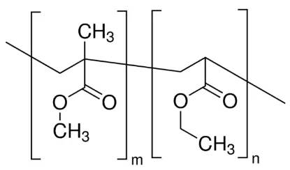 图片 聚(甲基丙烯酸甲酯-co-丙烯酸乙酯)，Poly(methyl methacrylate-co-ethyl acrylate) [PMMAEA]；ethyl acrylate <5 wt. %, average Mn ~39,500 by GPC, average Mw ~101,000 by GPC, powder