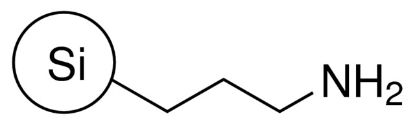 图片 二氧化硅, 纳米颗粒分散水溶液，Silica, nanoparticle dispersion in water；<50 nm (DLS), triethoxylpropylaminosilane functionalized