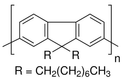 图片 聚(9,9-二- n -辛基芴-2,7-二基)，Poly(9,9-di-n-octylfluorenyl-2,7-diyl) [PFO]；light-emitting polymer