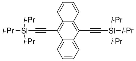 图片 9,10-双[(三异丙基甲硅烷基)乙炔基]蒽，9,10-Bis[(triisopropylsilyl)ethynyl] anthracene；>99%