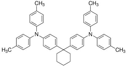 图片 4,4′-环己烯[N,N-双(4-甲基苯基)苯胺]，4,4′-Cyclohexylidenebis[N,N-bis(4-methylphenyl)benzenamine] [TAPC]；97%