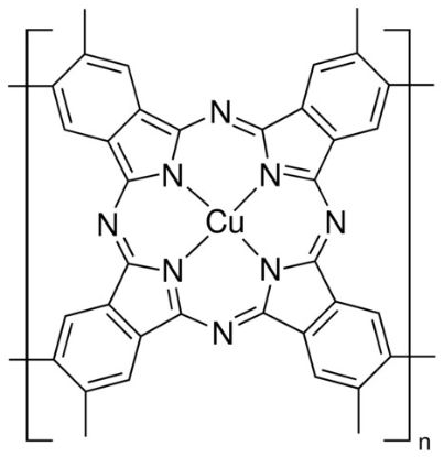 图片 聚酞菁铜，Poly(copper phthalocyanine)；Dye content 60 %