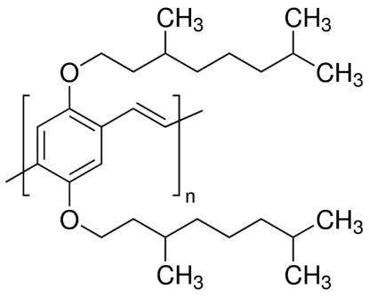 图片 聚[2,5-双(3′,7′-二甲基辛氧基)-1,4-亚苯基亚乙烯]，Poly[2,5-bis(3′,7′-dimethyloctyloxy)-1,4-phenylenevinylene]