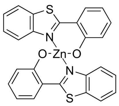 图片 双[2-(2-苯并噻唑基-N3)苯酚基-O]锌，Bis[2-(2-benzothiazolyl-N3)phenolato-O]zinc [Zn(BTZ)2]；99%