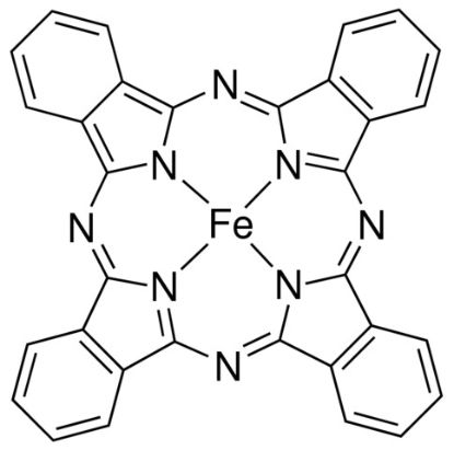 图片 酞菁铁，Iron(II) phthalocyanine；Dye content ~90 %