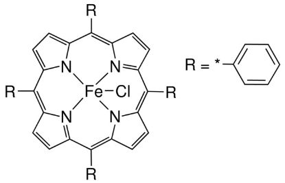 图片 5,10,15,20-四苯基-21H,23H-卟吩氯化铁(III)，5,10,15,20-Tetraphenyl-21H,23H-porphine iron(III) chloride；≥94% (HPLC)