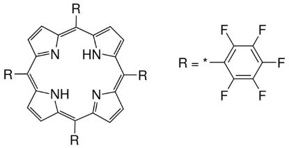 图片 5,10,15,20-四(五氟苯基)卟啉，5,10,15,20-Tetrakis(pentafluorophenyl)porphyrin；≥90.0% (HPLC)