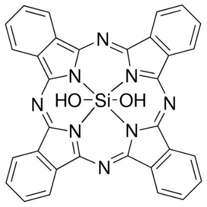 图片 二羟基硅酞菁，Silicon phthalocyanine dihydroxide；Dye content 75 %