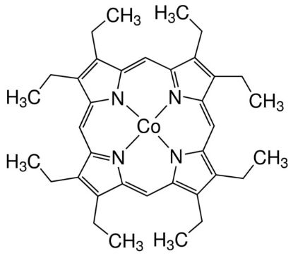 图片 2,3,7,8,12,13,17,18-八乙基-21H,23H-卟啉钴(II)，2,3,7,8,12,13,17,18-Octaethyl-21H,23H-porphine cobalt(II)