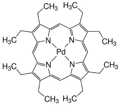 图片 2,3,7,8,12,13,17,18-八乙基-21H,23H-卟吩钯(II)，2,3,7,8,12,13,17,18-Octaethyl-21H,23H-porphine palladium(II)；Dye content 85 %