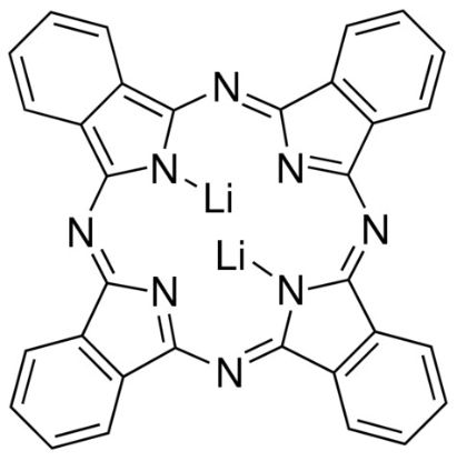 图片 酞菁二锂，Dilithium phthalocyanine；Dye content 70 %