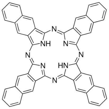 图片 2,3-萘醛花青苷，2,3-Naphthalocyanine；Dye content 95 %