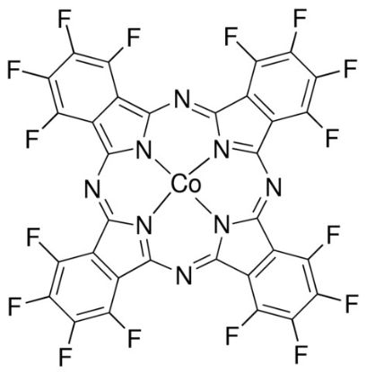 图片 1,2,3,4,8,9,10,11,15,16,17,18,22, 23,24,25-十六氟-29H,31H-酞菁钴(II)，Cobalt(II) 1,2,3,4,8,9,10,11,15,16,17,18,22, 23,24,25-hexadecafluoro-29H,31H-phthalocyanine；Dye content 95 %