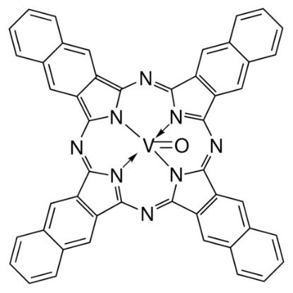 图片 钒氧2,3-萘酞菁，Vanadyl 2,3-naphthalocyanine