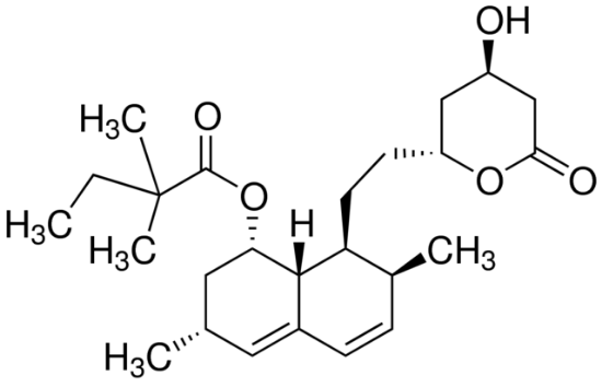 图片 辛伐他汀，Simvastatin；Pharmaceutical Secondary Standard; Certified Reference Material