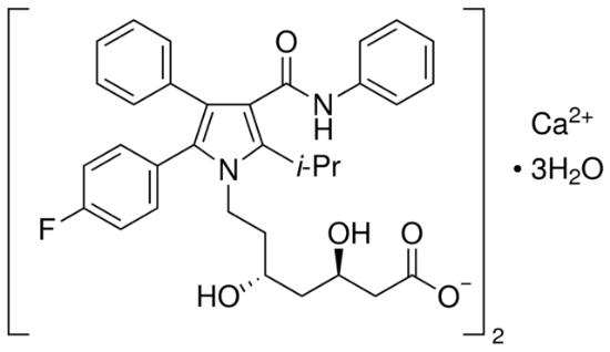 图片 阿托伐他汀钙三水合物 [阿伐他汀钙]，Atorvastatin Calcium；≥98% (HPLC)