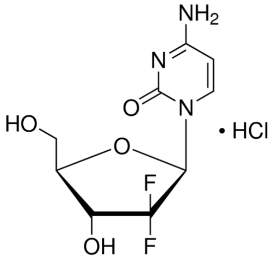 图片 盐酸吉西他滨，Gemcitabine hydrochloride [dFdC, dFdCyd]；Pharmaceutical Secondary Standard; Certified Reference Material, certified reference material, pharmaceutical secondary standard, pkg of 50 mg