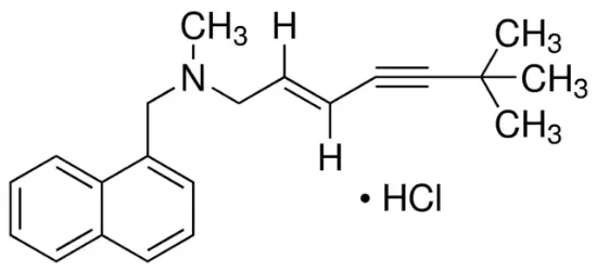 图片 特比萘芬盐酸盐 [盐酸特比萘芬]，Terbinafine hydrochloride；≥98% (HPLC)