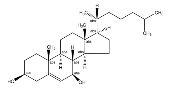 图片 7β-羟基胆固醇，7β-Hydroxycholesterol [7β-OHC]；cholest-5-en-3β,7β-diol, 110809, >99% (TLC)