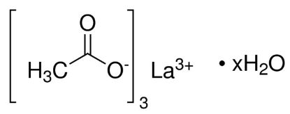 图片 乙酸镧(III)水合物，Lanthanum(III) acetate hydrate；99.9% trace rare earth metals basis