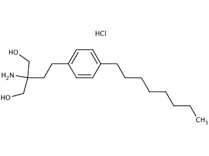 图片 芬戈莫德盐酸盐，FTY720； certified reference material, pharmaceutical secondary standard