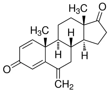 图片 依西美坦，Exemestane；Pharmaceutical Secondary Standard; Certified Reference Material