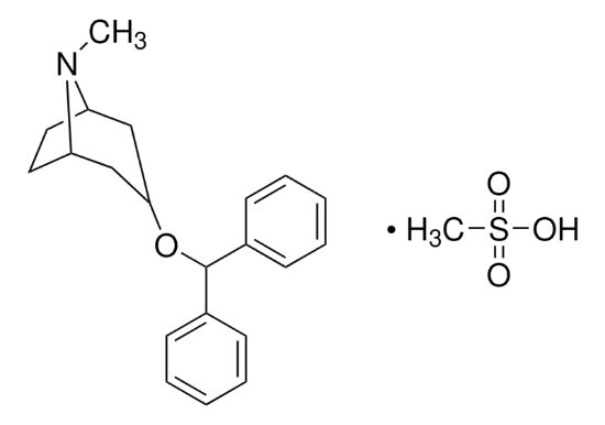 图片 甲磺酸苯扎托品，Benztropine mesylate；≥99.0%(HPLC)