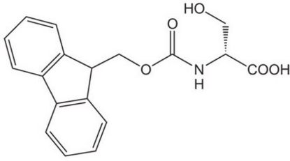 图片 FMOC-D-丝氨酸，Fmoc-D-Ser-OH；≥98.0% (HPLC)