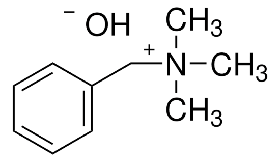 图片 苄基三甲基氢氧化铵溶液，Benzyltrimethylammonium hydroxide solution [Triton B]；40 wt. % in methanol