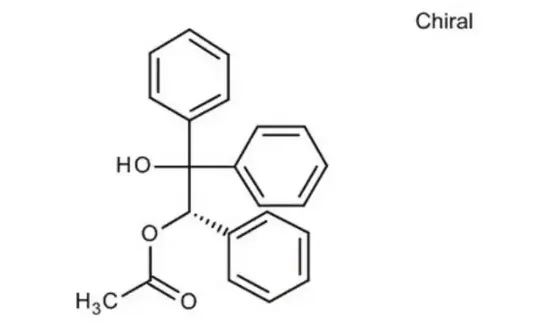 图片 (S)-(-)-2-羟基-1,2,2-三苯基乙酸乙酯，(S)-(-)-2-Hydroxy-1,2,2-triphenylethyl acetate [HYTRA]；≥99.0% (HPLC)