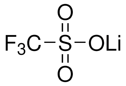 图片 三氟甲磺酸锂，Lithium trifluoromethanesulfonate [LiTf]；96%