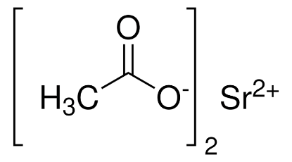 图片 乙酸锶，Strontium acetate