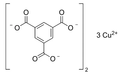 图片 1,3,5-均苯三羧酸铜，Basolite® C 300 [Cu-BTC MOF, HKUST-1]；produced by BASF