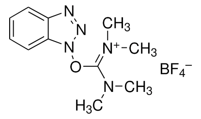 图片 O -(苯并三唑-1-基)- N,N,N′,N′-四甲基脲四氟硼酸盐，O-(Benzotriazol-1-yl)-N,N,N′,N′-tetramethyluronium tetrafluoroborate [TBTU]；≥97.0% (N)