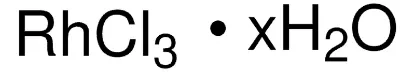 图片 氯化铑(III)水合物，Rhodium(III) chloride hydrate；crystalline, ≥99.9% trace metals basis