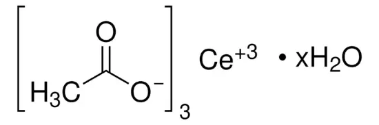 图片 乙酸铈(III)水合物 [醋酸铈]，Cerium(III) acetate hydrate；99.99% trace metals basis