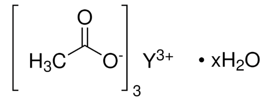 图片 乙酸钇(III)水合物，Yttrium(III) acetate hydrate；99.9% metals basis