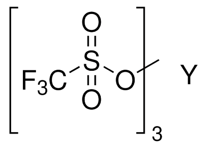 图片 三氟甲磺酸钇，Yttrium(III) trifluoromethanesulfonate；98%