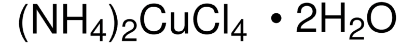 图片 氯化铜(II)铵二水合物，Ammonium tetrachlorocuprate(II) dihydrate；puriss., ≥99.0% (AT)