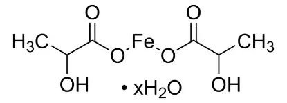 图片 乳酸铁(II)水合物，Iron(II) lactate hydrate；≥98.0% (dried material)