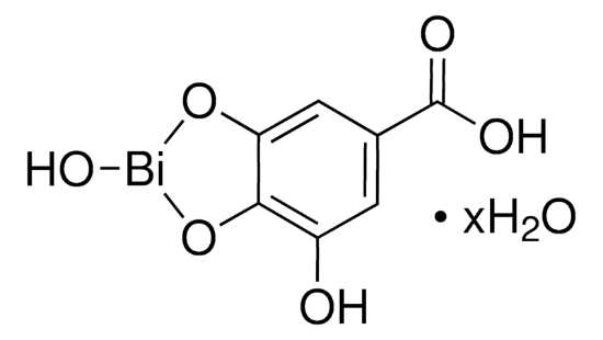 图片 碱式没食子酸铋(III)水合物，Bismuth(III) gallate basic hydrate；≥98.0% (calc. on dry substance, KT)