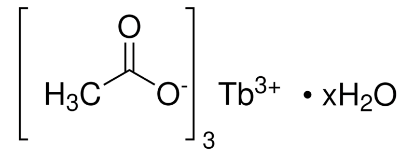 图片 乙酸铽(III)水合物，Terbium(III) acetate hydrate；99.9% trace metals basis