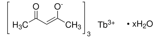 图片 乙酰丙酮铽(III)水合物，Terbium(III) acetylacetonate hydrate [Tb(acac)3]；99.9% trace metals basis