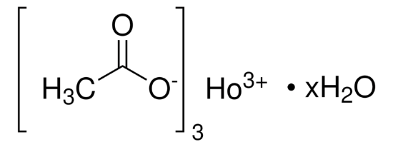 图片 醋酸钬(III)水合物，Holmium(III) acetate hydrate；99.99% trace metals basis