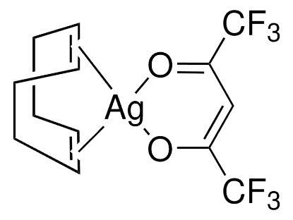 图片 (1,5-环辛二烯)(六氟乙酰丙酮酸)银(I)，(1,5-Cyclooctadiene)(hexafluoroacetylacetonato)silver(I)；99%