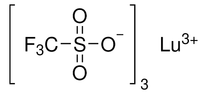 图片 三氟甲磺酸镥(III)，Lutetium(III) trifluoromethanesulfonate；98%