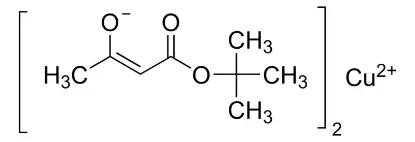 图片 双(乙酰乙酸叔丁酯)铜(II)，Copper(II) tert-butylacetoacetate；97%